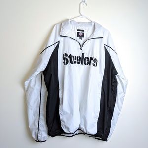 Pittsburgh Steelers 1/4 Zip Post Game Jacket XXL